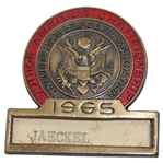 Barry Jaeckels 1965 US Junior Amateur Open Golf Championship Contestant Badge