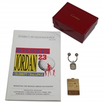 1993 Michael Jordan 23 Celebrity Challenge Money Clip & Program with Cartier Sterling Silver "Thanks Michael Jordan"