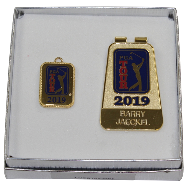 Barry Jaeckels 2019 PGA Tour Money Clip & Pin with Case
