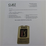 Barry Jaeckel's 2003 PGA Tour Money Clip
