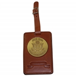Barry Jaeckels 1977-1996 Jerry Ford Golf Invitational Leather Contestant Bag Tag