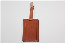 Barry Jaeckel's 1977-1996 Jerry Ford Golf Invitational Leather Contestant Bag Tag