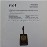 Barry Jaeckel's 1977-1996 Jerry Ford Golf Invitational Leather Contestant Bag Tag
