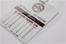 Barry Jaeckel's 1978 PGA Championship at Oakmont CC Contestant Bag Tag