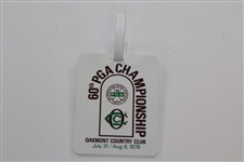 Barry Jaeckel's 1978 PGA Championship at Oakmont CC Contestant Bag Tag