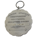 Barry Jaeckel's 1965 Junior Amateur Low Scorer Championship Sectional Qualifying Medal - Los Angeles