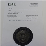 Barry Jaeckel's 1973 OPEN Championship at Troon Contestant Badge