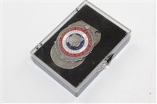 Barry Jaeckel's 1976 PGA Tour TPC at Inverrary Golf & Country Club Contestant Money Clip/Badge with Case 
