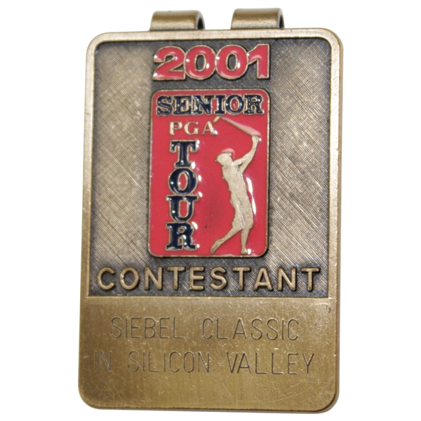 Barry Jaeckels 2001 Senior PGA Tour Siebel Classic Contestant Money Clip with Case