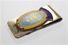 Barry Jaeckel's 1983 PGA Championship at Riviera CC Contestant Money Clip/Badge