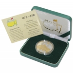 2008 Masters Tournament Ltd Ed Magnolia Lane Coin in Case with Card #076/350