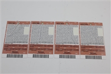 Four (4) 2020 Masters Tournament Wednesday Tickets with Original String