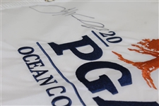 Gary Woodland Signed 2021 PGA at Kiawah Island Ocean Course Embroidered Flag JSA #PP01862