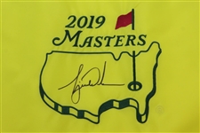 Tiger Woods Signed 2019 Masters Ltd Ed Embroidered Flag #686/1000 #BAM150150