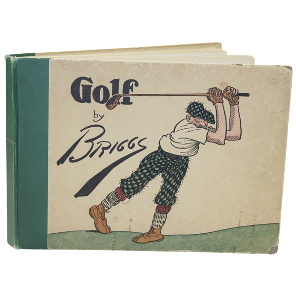 1916 Golf: The Famous Golf Cartoons 1st Edition Book By Briggs