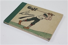1916 'Golf: The Famous Golf Cartoons' 1st Edition Book By Briggs