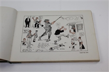 1916 'Golf: The Famous Golf Cartoons' 1st Edition Book By Briggs