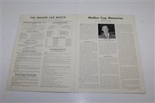 1949 Walker Cup Match at Winged Foot GC Official Program Signed by Byron & 15 Competitors JSA ALOA