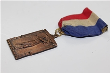 Southern Intercollegiate Golf Tournament Third Place Team Medal with Ribbon - Bobby Jones Depiction