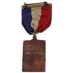 Southern Intercollegiate Golf Tournament Third Place Team Medal with Ribbon - Bobby Jones Depiction