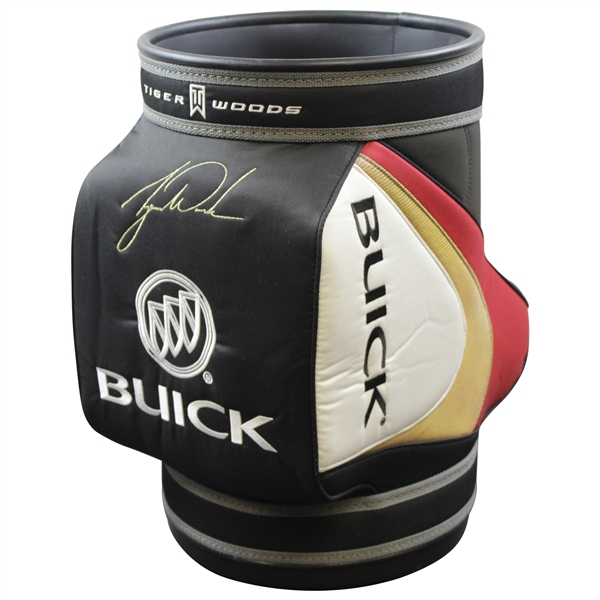Tiger Woods Buick Den Caddy Bag with Stitched Signature