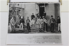 1967 St Andrews University Photo of 1867 Grand Golf Tournament at Lieth Links Players - Photo by Crowie - Framed