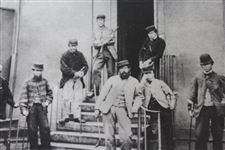 1967 St Andrews University Photo of 1867 Grand Golf Tournament at Lieth Links Players - Photo by Crowie - Framed