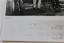 1967 St Andrews University Photo of 1867 Grand Golf Tournament at Lieth Links Players - Photo by Crowie - Framed