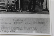 1967 St Andrews University Photo of 1867 Grand Golf Tournament at Lieth Links Players - Photo by Crowie - Framed