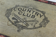The Country Club 'Brookline' W.H. Snyder & Sons Hand Made Cigar Box - Seldom Seen