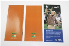 2008 US Open at Torrey Pines Program, Tickets, Hosptiality Facsimile Sign In Sheet, Guides, & other