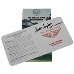 Scott Simpson Signed The Olympic Club Lake Course Scorecard with Course Map/Guide