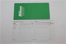 Scott Simpson Signed The Olympic Club Lake Course Scorecard with Course Map/Guide