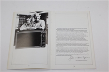 1977 Jack Nicklaus Classic 'Recipes For The Nineteenth Hole' MagicChef Booklet Featuring Jack & Family