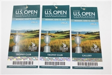 Nine (9) 2015 US Open at Chambers Bay Tickets with Groupings & Starting Times - Jordan Spieth Win