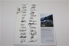 2012 Ryder Cup at Medinah Country Club Tickets, Spectator Guide, & Welcome Dinner Menu