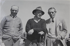Two Mel Smith Photos - Instructing Lawson Little & with Chick Evans, Bing Crosby, & Mel