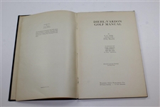 1927 'Diehl-Vardon Golf Manual' Hard Cover Book By R.W. Diehl & Tom Vardon with Bobby Jones Photos