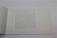 2000 'A Letter From Ben' Book To Merion Golf Club Members About 1950 US Open