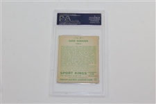 Gene Sarazen 1933 Sports Kings Gum Golf Card PSA Slabbed & Graded VG 3 19237002
