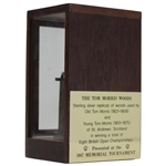 1987 Memorial Tournament Old Tom Morris & Young Tom Morris Display Gift With Silver Clubs