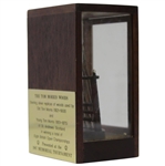1987 Memorial Tournament Old Tom Morris & Young Tom Morris Display Gift With Silver Clubs