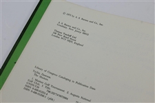 The Masters- Profile Of A Tournament Book By Dawson Taylor with Signed Letter To Augusta National Golf Club JSA ALOA