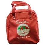 Arnold Palmer United Airlines Umbrella Red Shag Bag