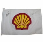 Greg Norman & Nick Price Signed Shells Wonderful World of Golf Tournament Flown Flag - 1995 JSA ALOA