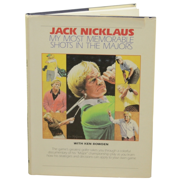 Jack Nicklaus Signed My Most Memorable Shots In The Majors Book JSA ALOA