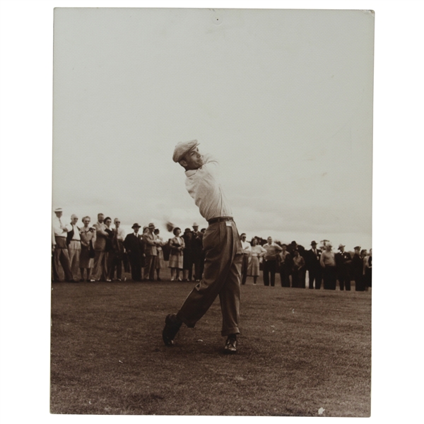 Ben Hogan Drive Follow Through At Masters - Frank Christian Original Photo