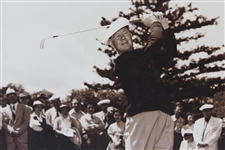Byron Nelson In Cap Post-Swing At Augusta National Golf Club - Frank Christian Original Photo