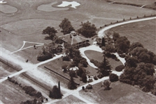 Early Augusta National Aerial Shot Of Clubhouse - Frank Christian Original Photo