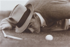 Sam Snead Closely Eyeing Putt - Frank Christian Original Photo